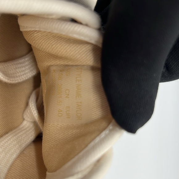 Kate Spade New in Box Taylor Sneakers KG544 Cream - Picture 9 of 16